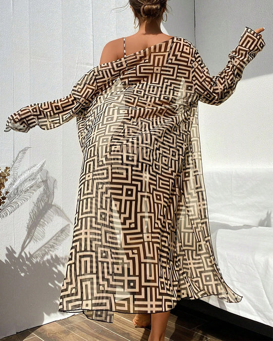 Maillot De Bain Taille Haute Trois Pièces