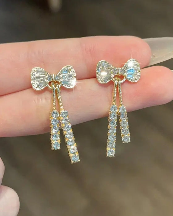 Boucles d’Oreilles Papillon Scintillant