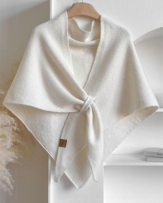 Châle Cape Tendance Uni Triangle