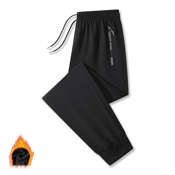 Pantalon Thermique Doublé Polaire Casual Actif