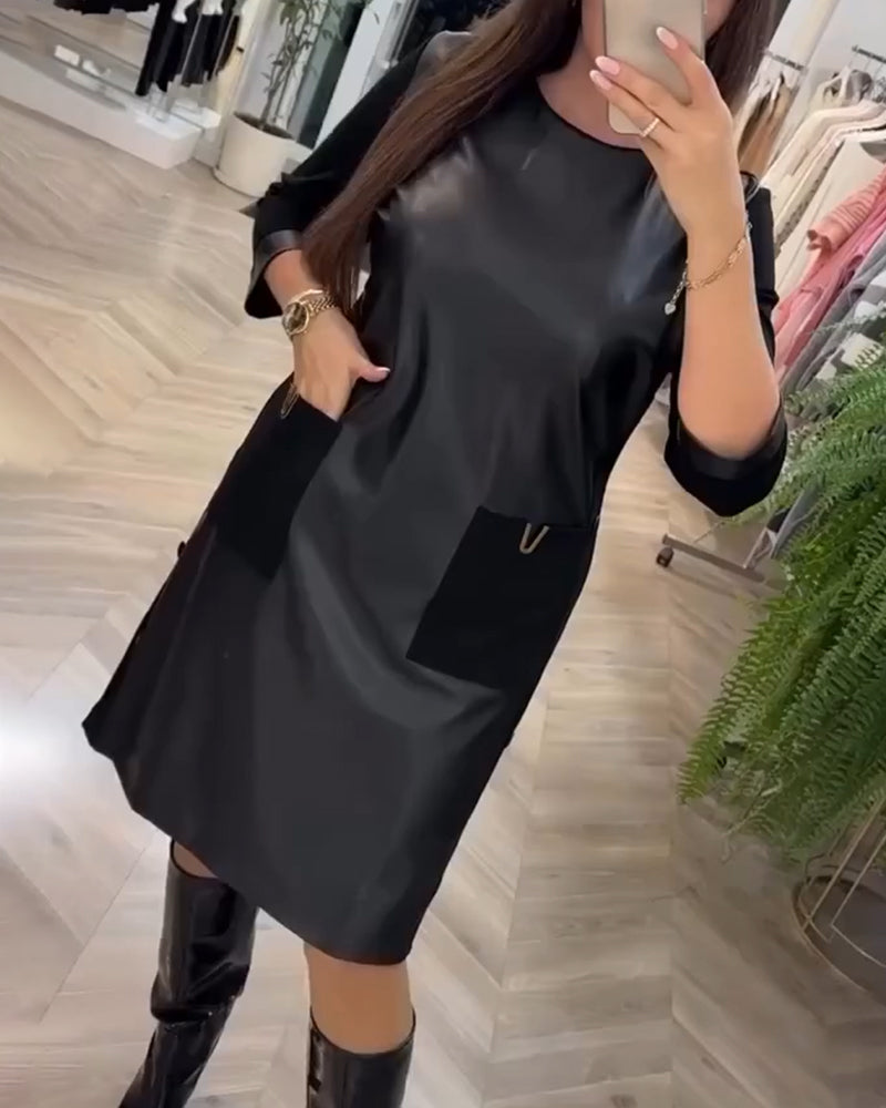 Robe À La Mode Droite