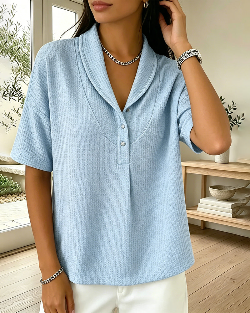 T-Shirt Gaufré Henry Uni