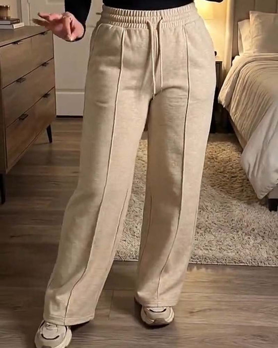Sweatpants Cordon Jambe Droite