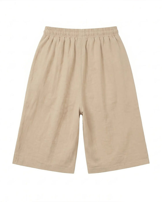 Pantalon Cordon De Serrage Décontracté Court