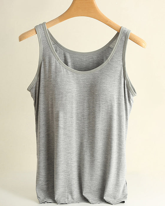 Débardeur Une Pièce Uni De Base