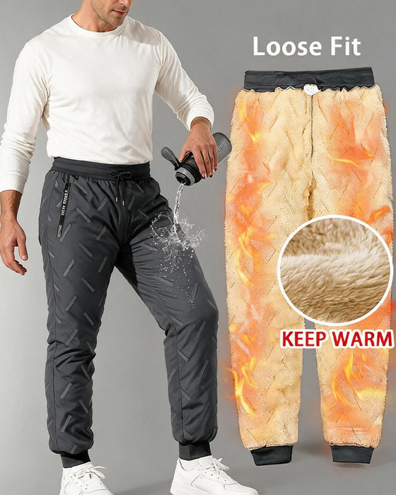 Pantalon Homme Chaud Poche Cordon