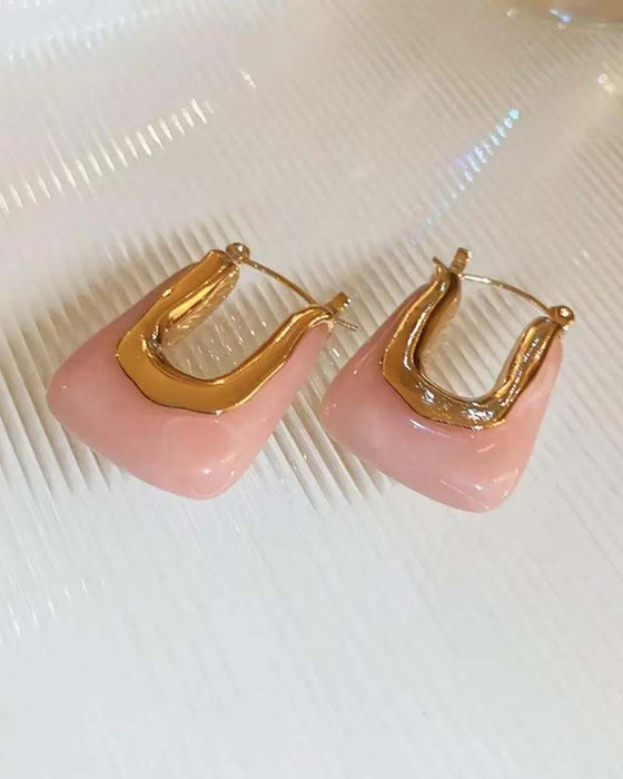 Boucles D'oreilles Vintage En Forme De U