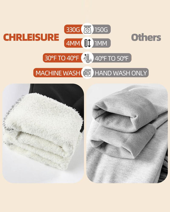 Leggings Chaud Haute Taille Confort Doublé