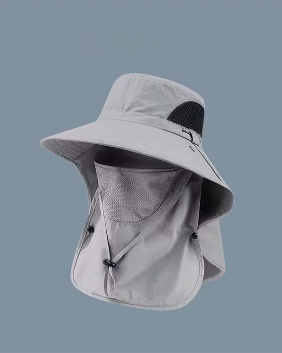 Chapeau Couvre-Visage Soleil Protection Seau
