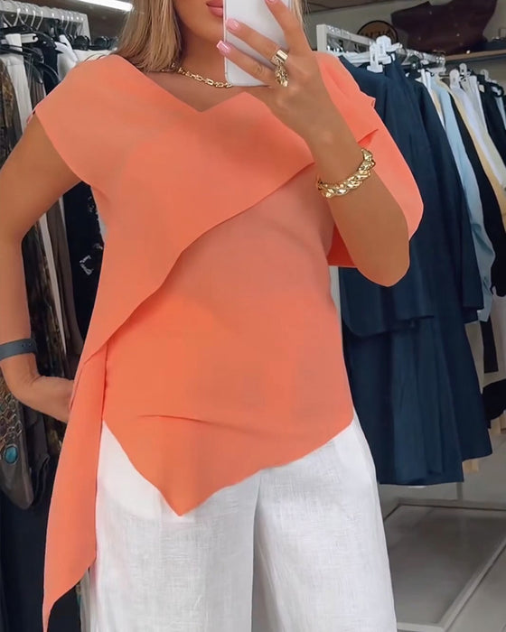Blouse Volant Design Mode