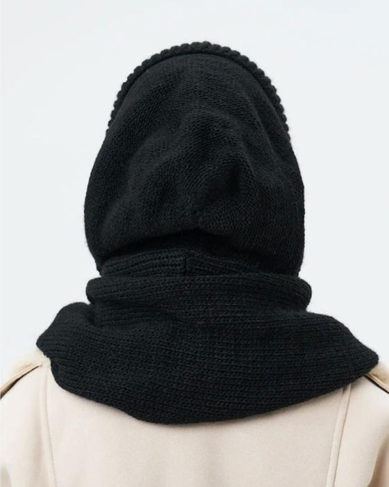 Vente En Gros Écharpe À Capuche Tricotée Unie