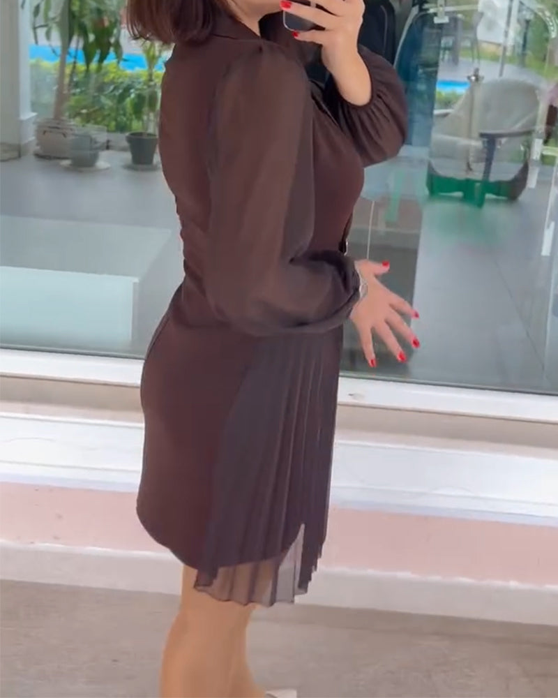 Robe Manche Ballon Mousseline Patchwork Costume