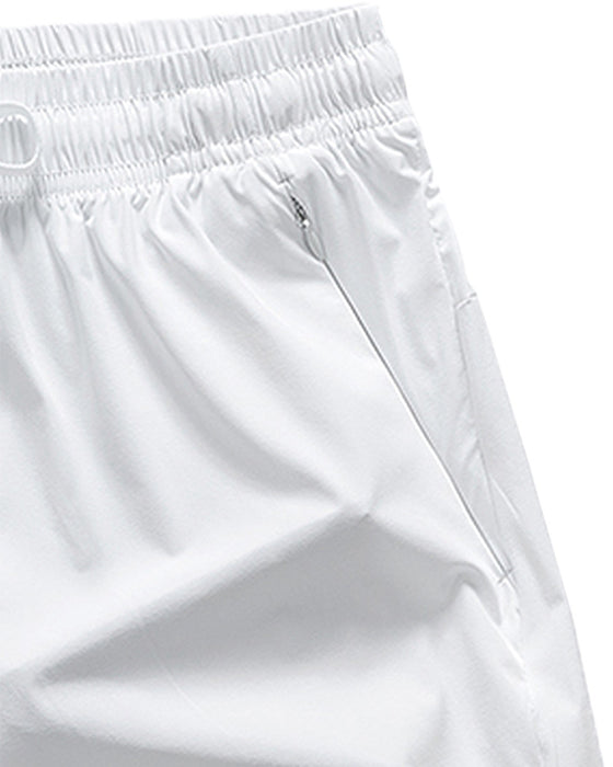 Shorts Hommes Taille Élastique Poche Séchage Rapide Ice-Soie Sport