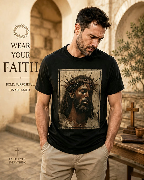 T-Shirt Homme Vintage Noir Imprimé