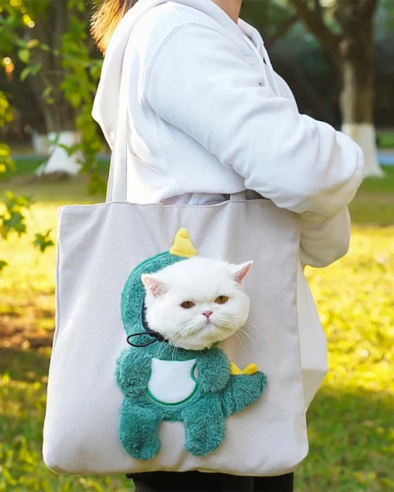 Sac Mignon Personnage Transporteur Animal Toile Tote