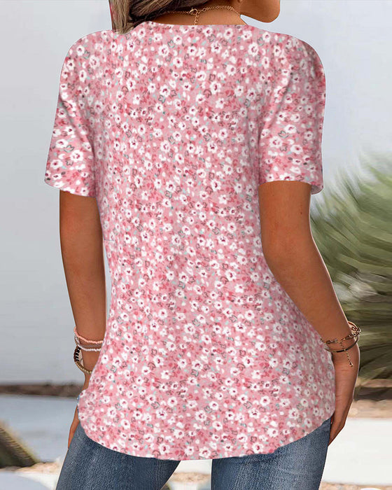 T-Shirt Imprimé Décontracté Confort