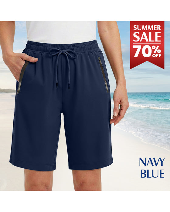 Short Taille Élastique Cordon De Serrage Séchage Rapide