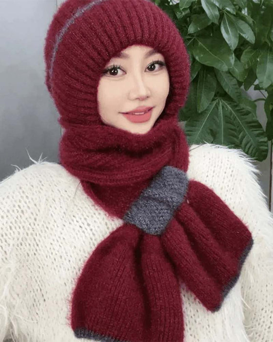 Bonnet Femme Anti-Vent Avec Protection Oreille