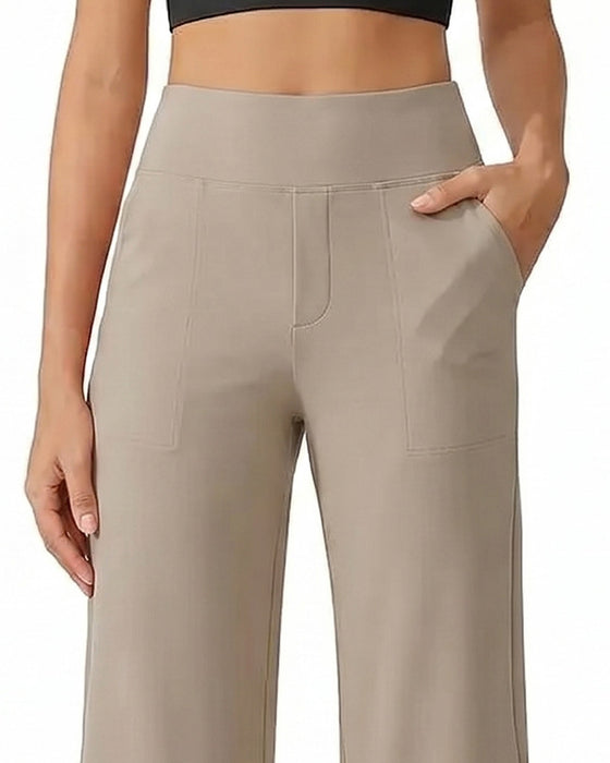 Pantalon Ajusté Décontracté Polyvalent Poche