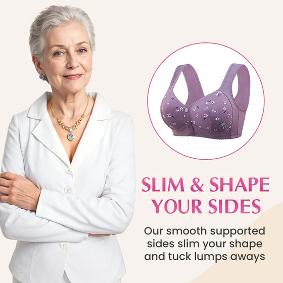 Soutien-Gorge Confortable Et Pratique Avec Bouton Devant