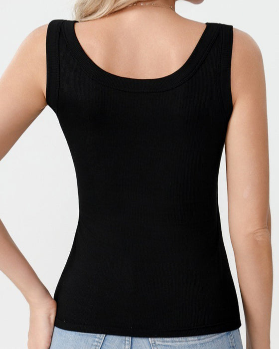 Top Cami Uni Avec Soutien‑Gorge Intégré