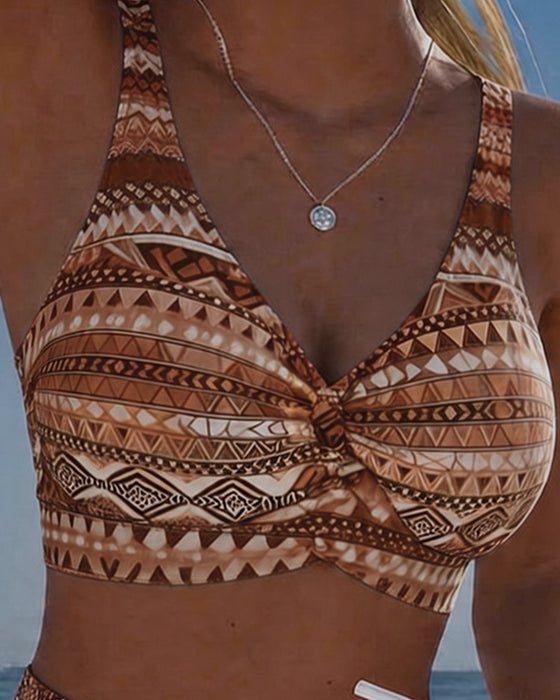 Bikini Géométrique Deux Pièces