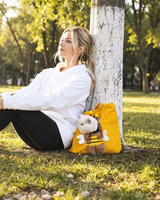 Sac Mignon Personnage Transporteur Animal Toile Tote
