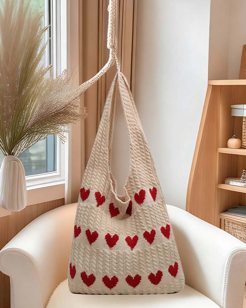 Sac Laine Tricoté Aisselle