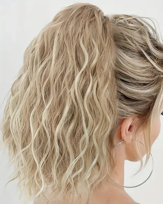 Postiches Synthétique Long Ondulé Épais Queue De Cheval