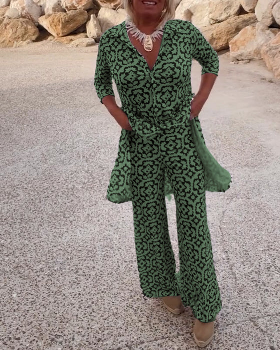 Ensemble de boutons de revers imprimés vintage