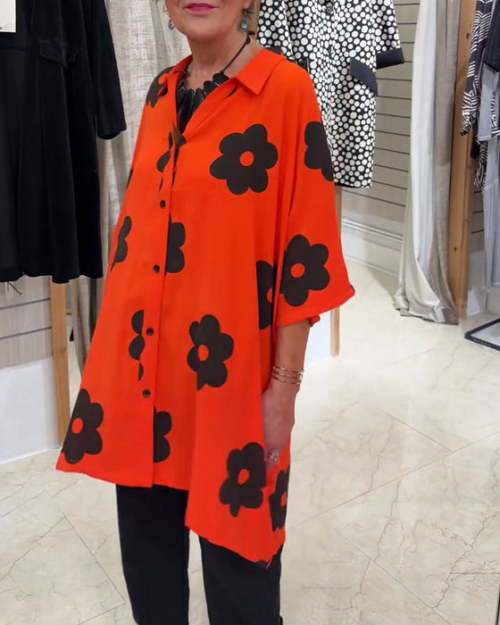 Chemise imprimée ample