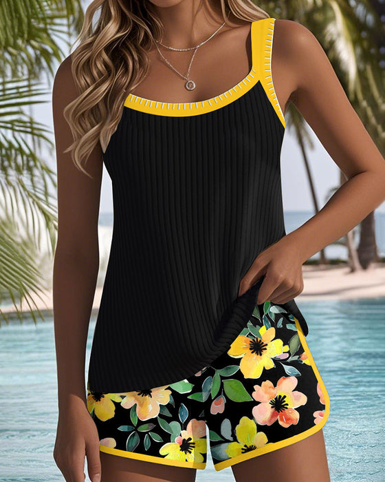 Tankini Pantalon De Plage Deux Pièces