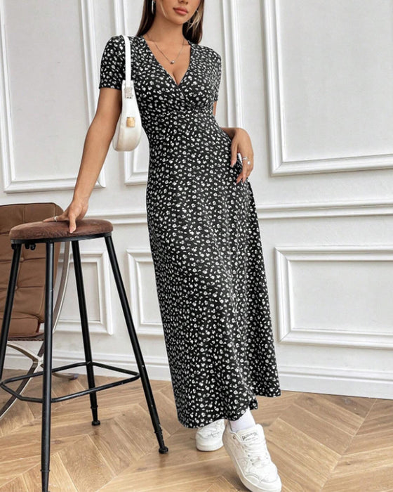 Robe Sexy Élégante Imprimée
