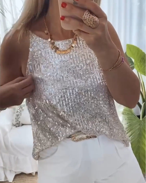 Camis décontractés réversibles devant et dos