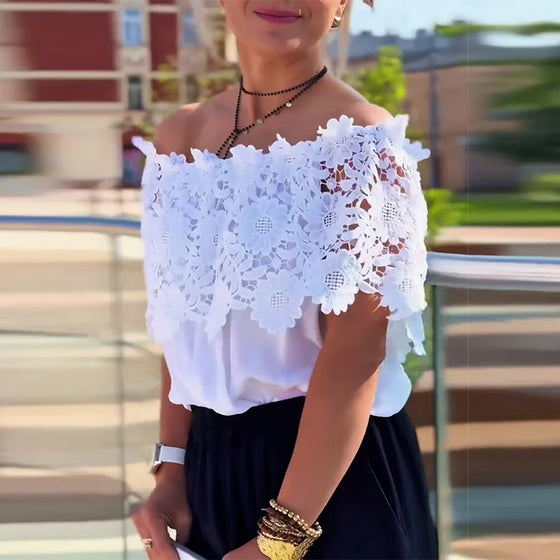 Blouse Dentelle Design Mode