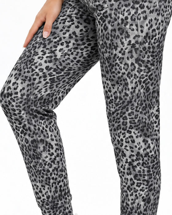 Pantalon Taille Haute Poche Unie Long