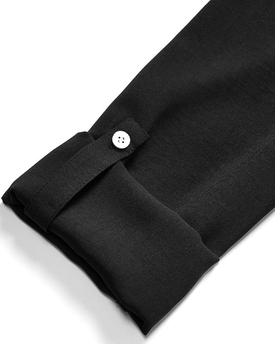 Haut décontracté à empiècements et boutons à sequins