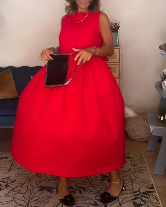 Robe Sans Dos Avec Nœud Papillon