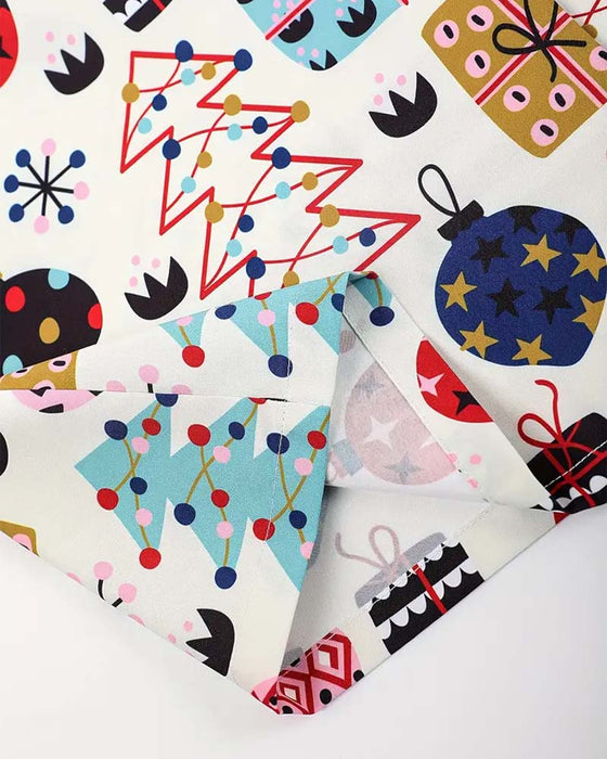 Ensemble deux pièces décontracté imprimé pour la maison