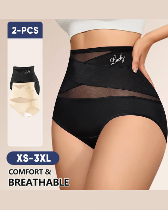 Sous-Vêtements Femme Taille Haute Sans Couture Contrôle Du Ventre Rehausse Fessier