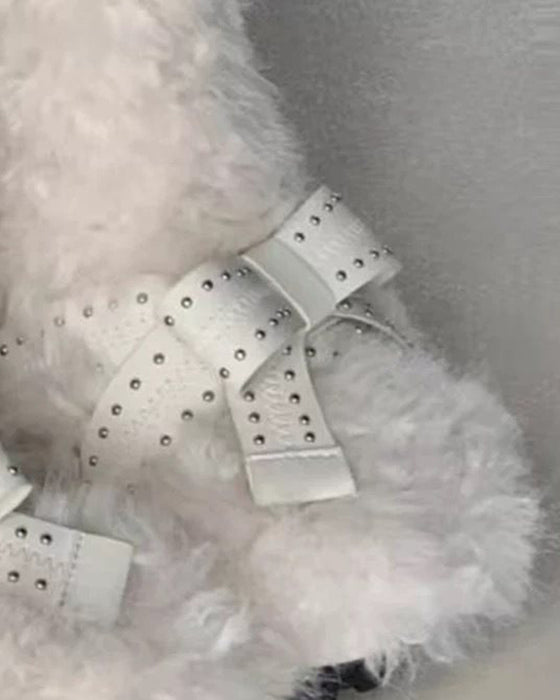 Bottes Pour Femmes Fourrées À Semelle Plate Pour Neige