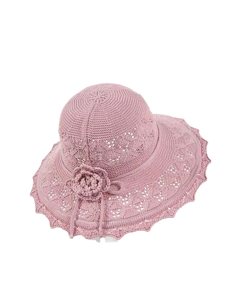Chapeau Femme Fleur Au Crochet Pêcheur