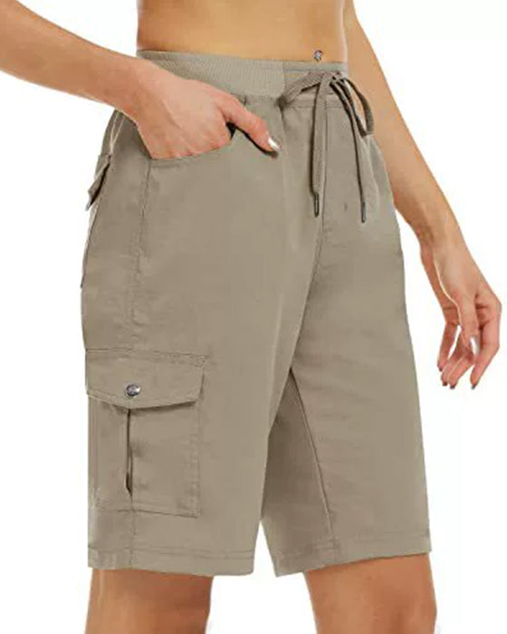 Shorts Femmes Short Cargo Séchage Rapide Avec Poches