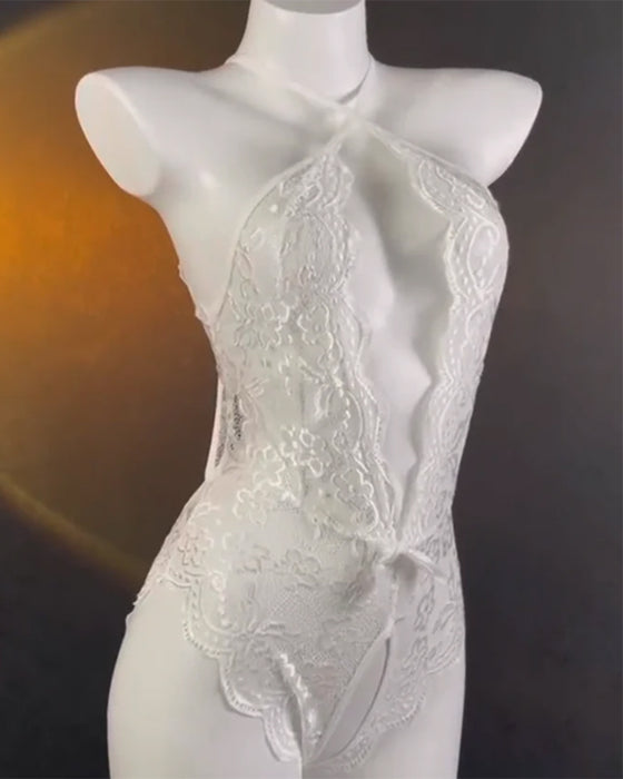 Lingerie Dentelle Sans Dos Une Pièce