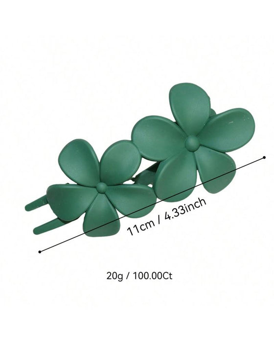 Barrettes Filles Dos Florale