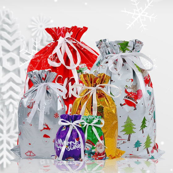 Sacs‑Cadeaux De Bonbons Du Père Noël
