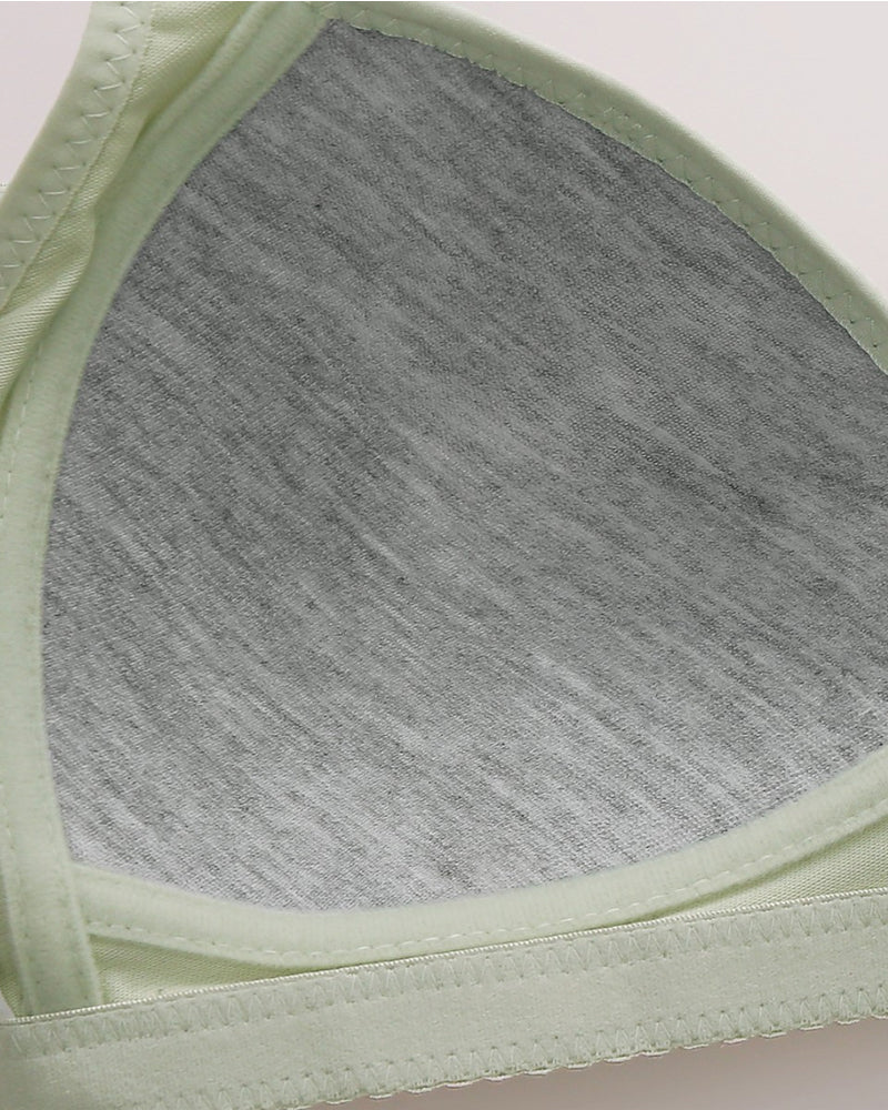 Soutien-Gorge Sexy Sans Armatures À Motif Floral