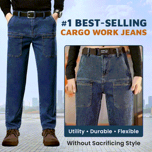 Confortables Poches Multiples Durable Cargo Jeans