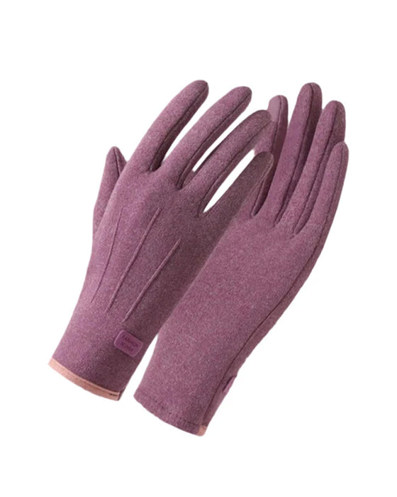 Gants Chauds Et Coupe-Vent Avec Fonction Écran Tactile Et Prise Antidérapante