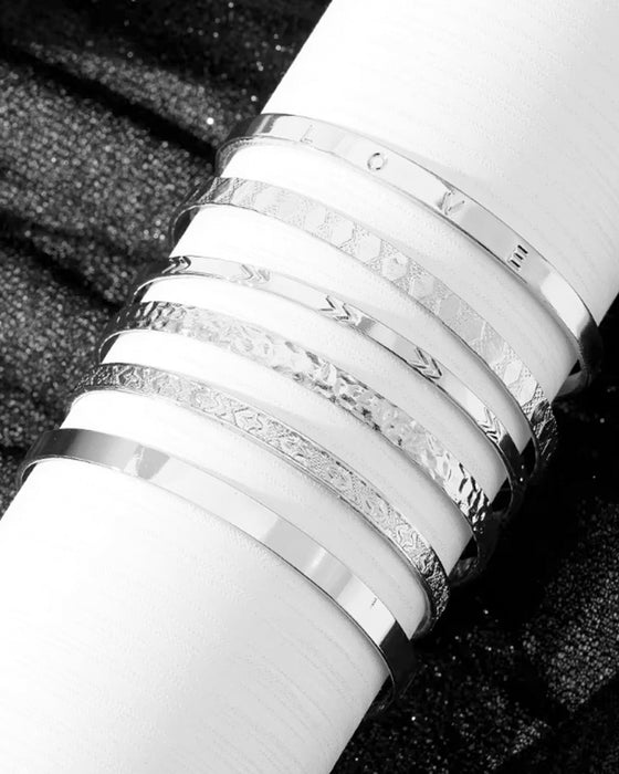 Bracelet étoile à six branches lot de 7 pièces